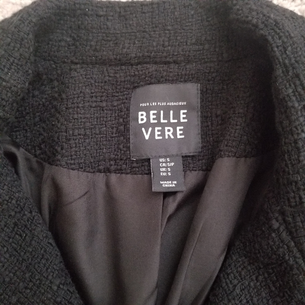 Belle Vere Tweed Moto Jacket EUC - Picture 5 of 15